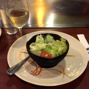 Gluten-free salad from Abis Japanese Restaurant